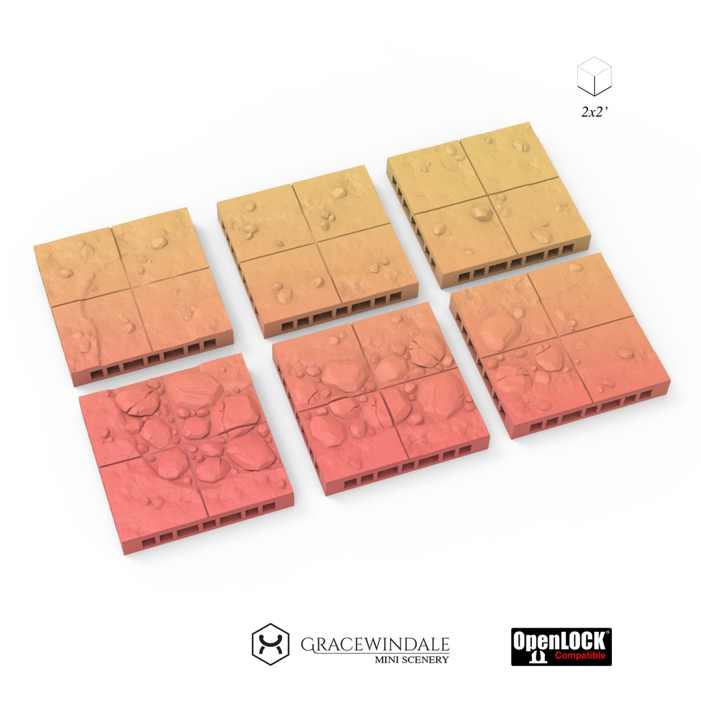 Free STL File Country Roads Tiles 3D Print Design To Download Cults