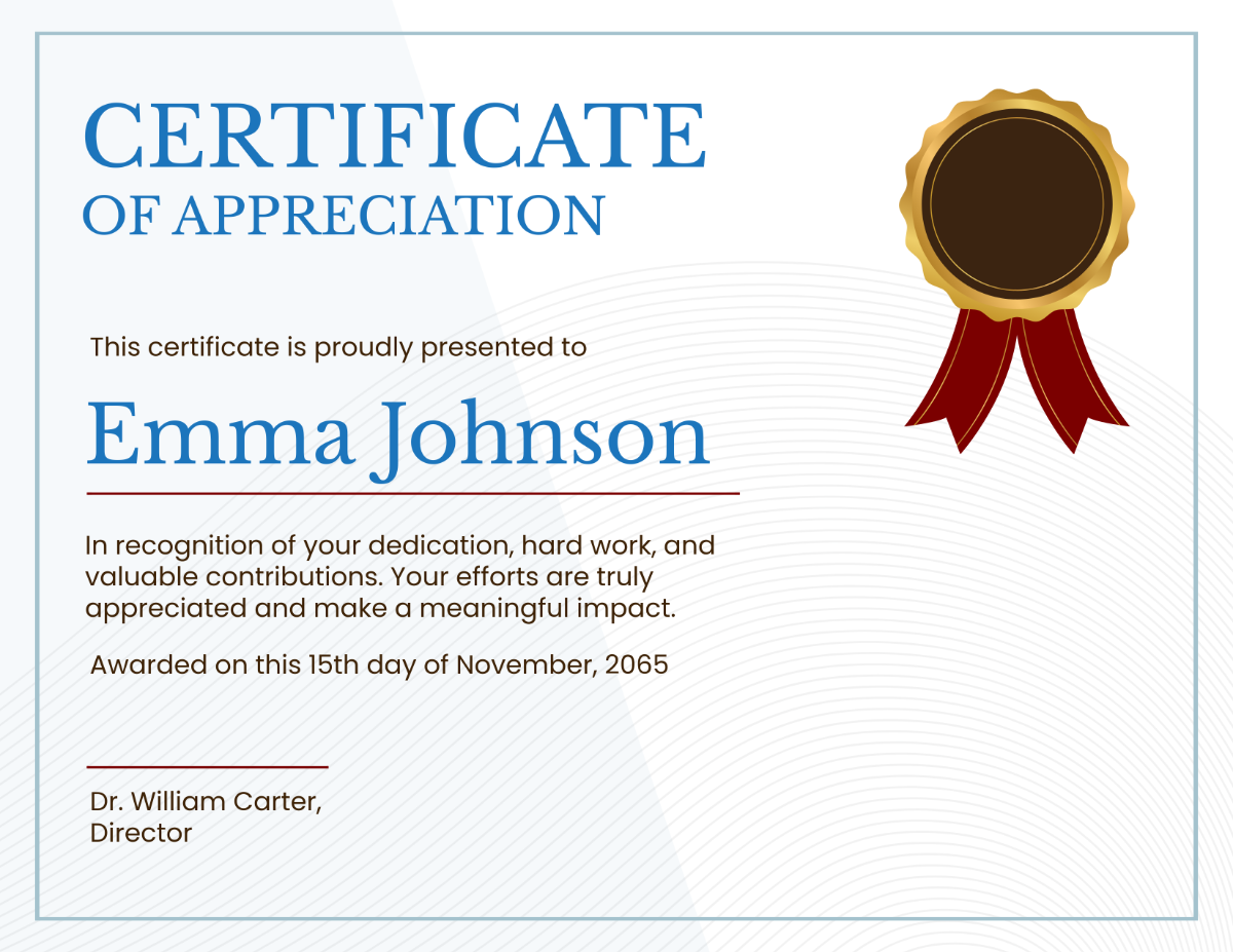 Free Teacher Appreciation Certificate Template To Edit Online
