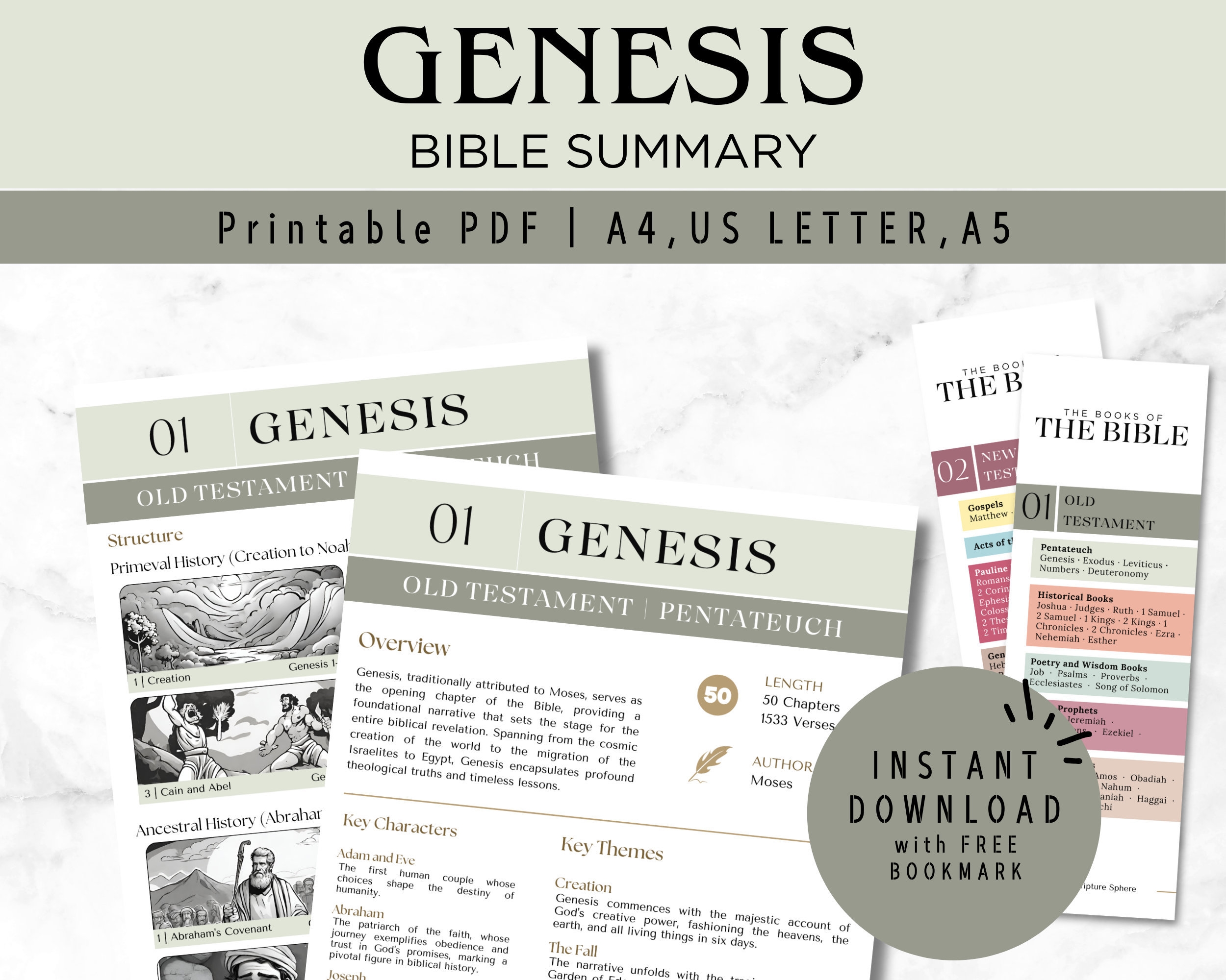 Printable Bible Study Guide For Genesis