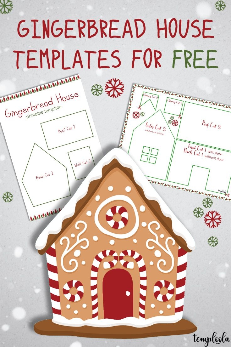 Gingerbread House Templates For Free Temploola