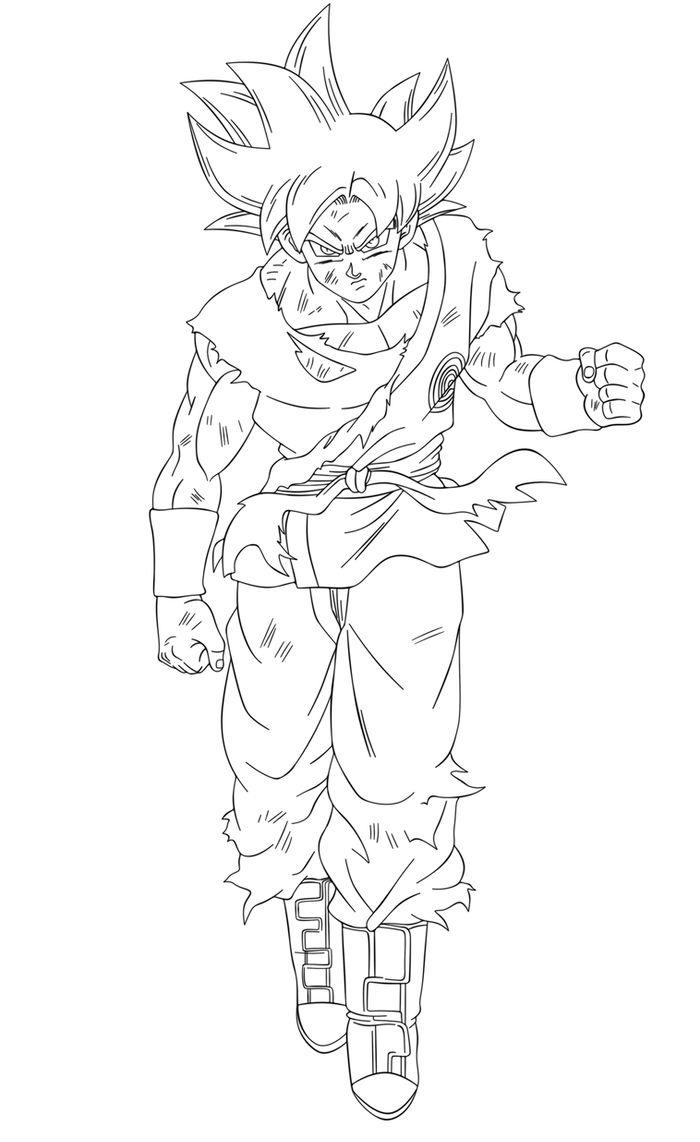 Goku Heroes Ultra Instinct By Andrewdb13 On DeviantArt