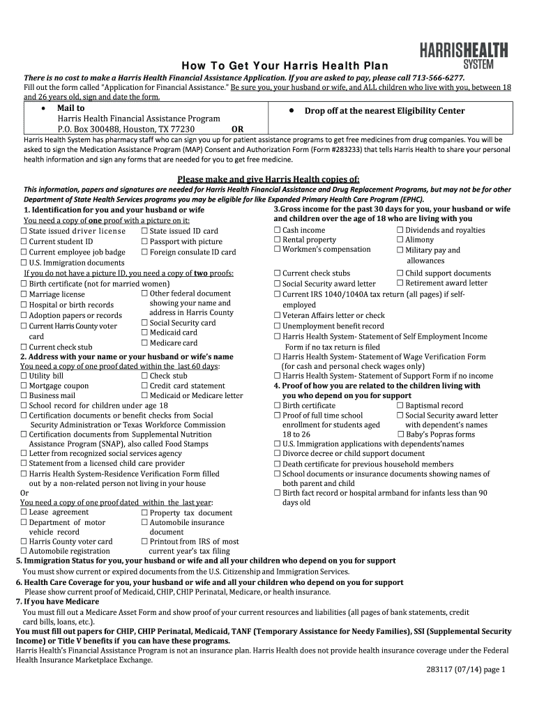 Printable Gold Card Application Harris County