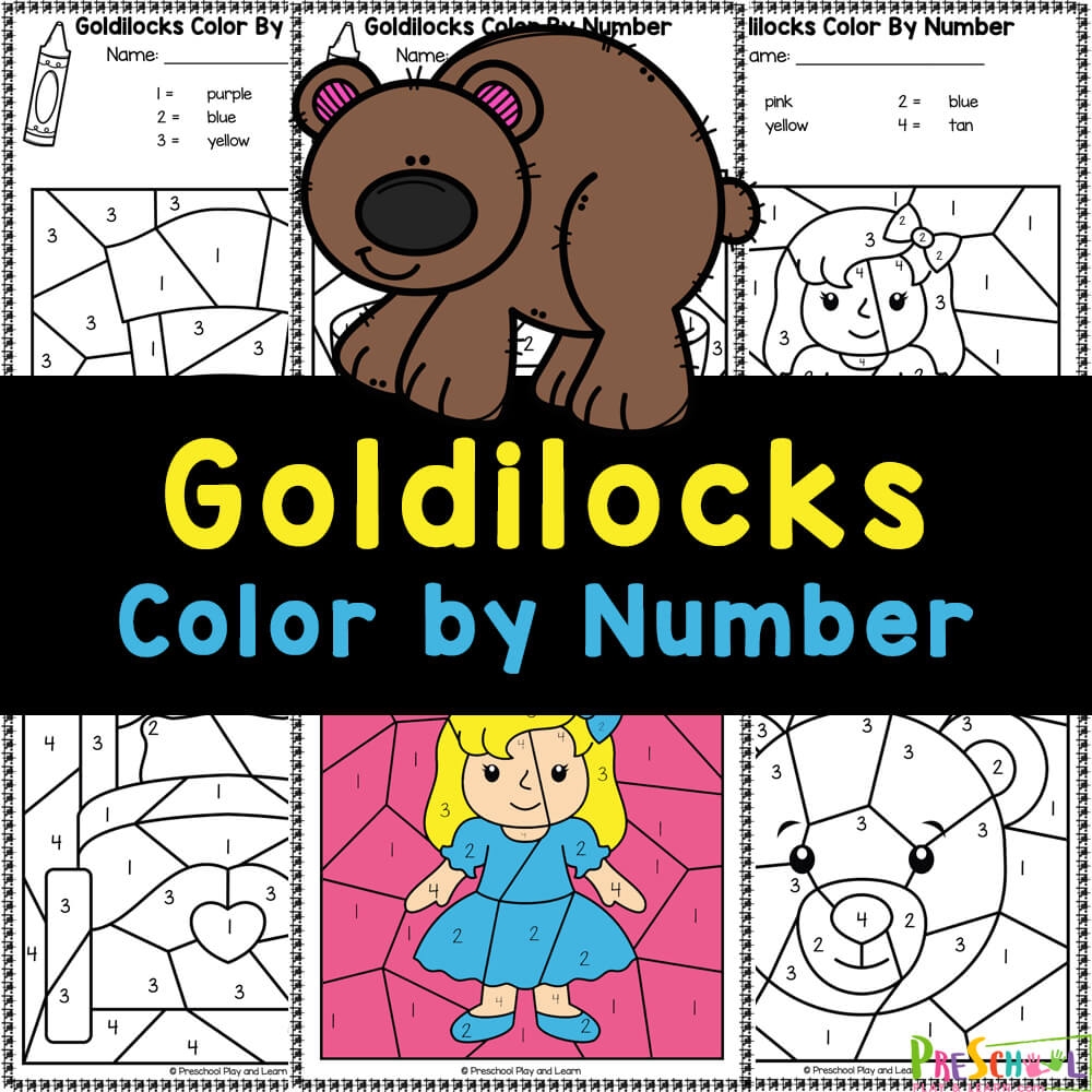 Free Goldilocks And The Three Bears Printables