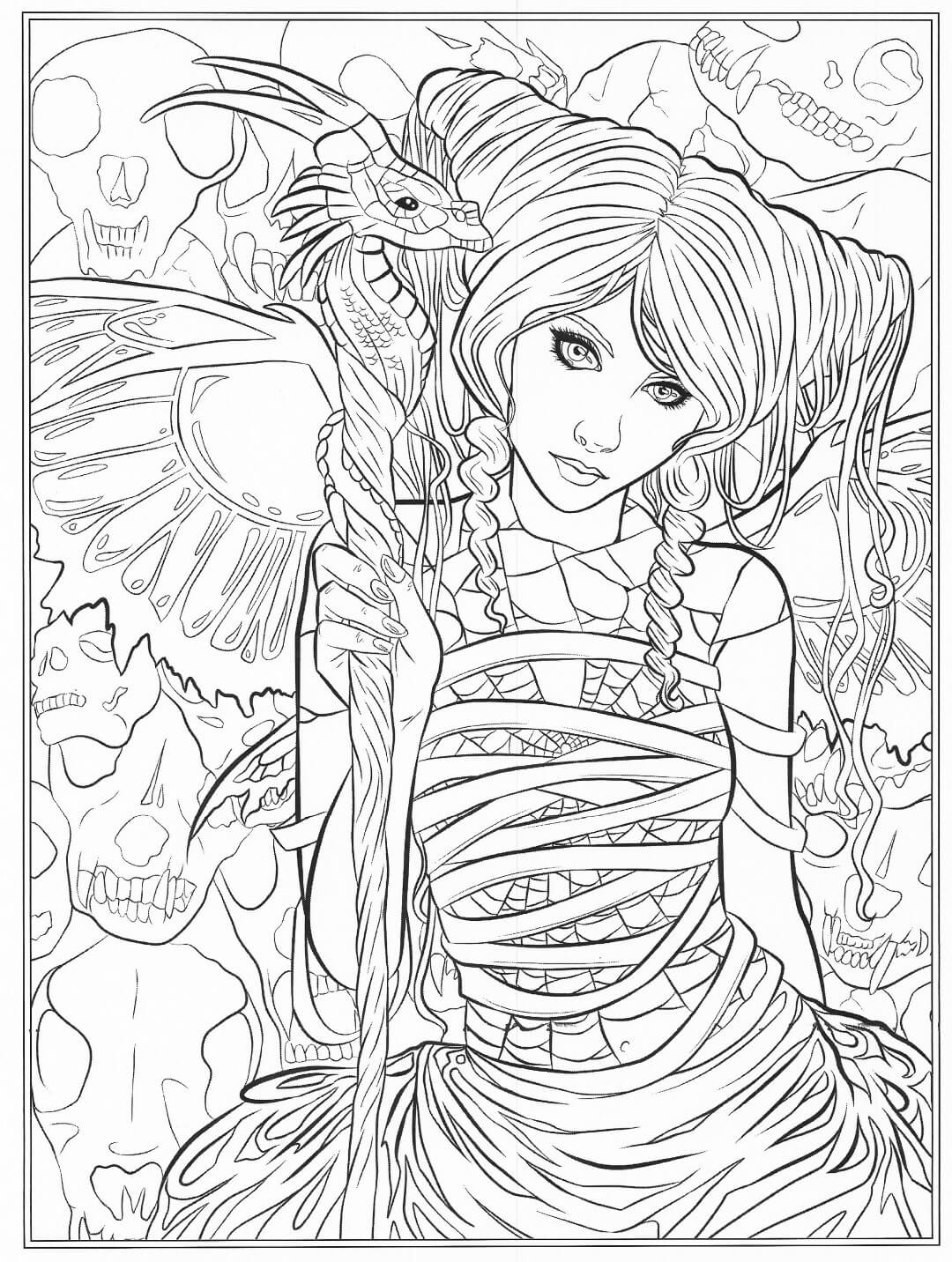 Free Printable Coloring Pages For Adults Fairies