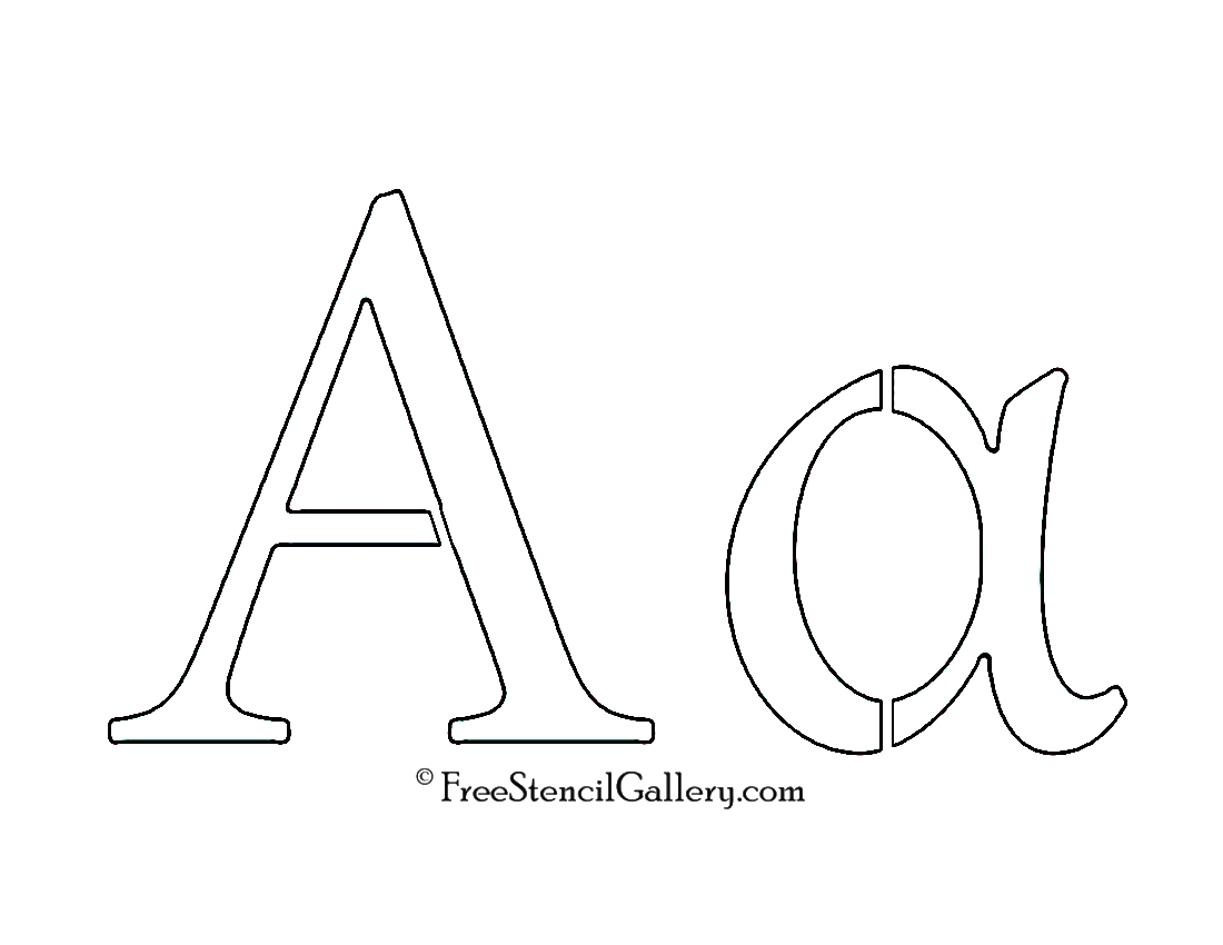 Greek Letter Stencils For Shirts Printable