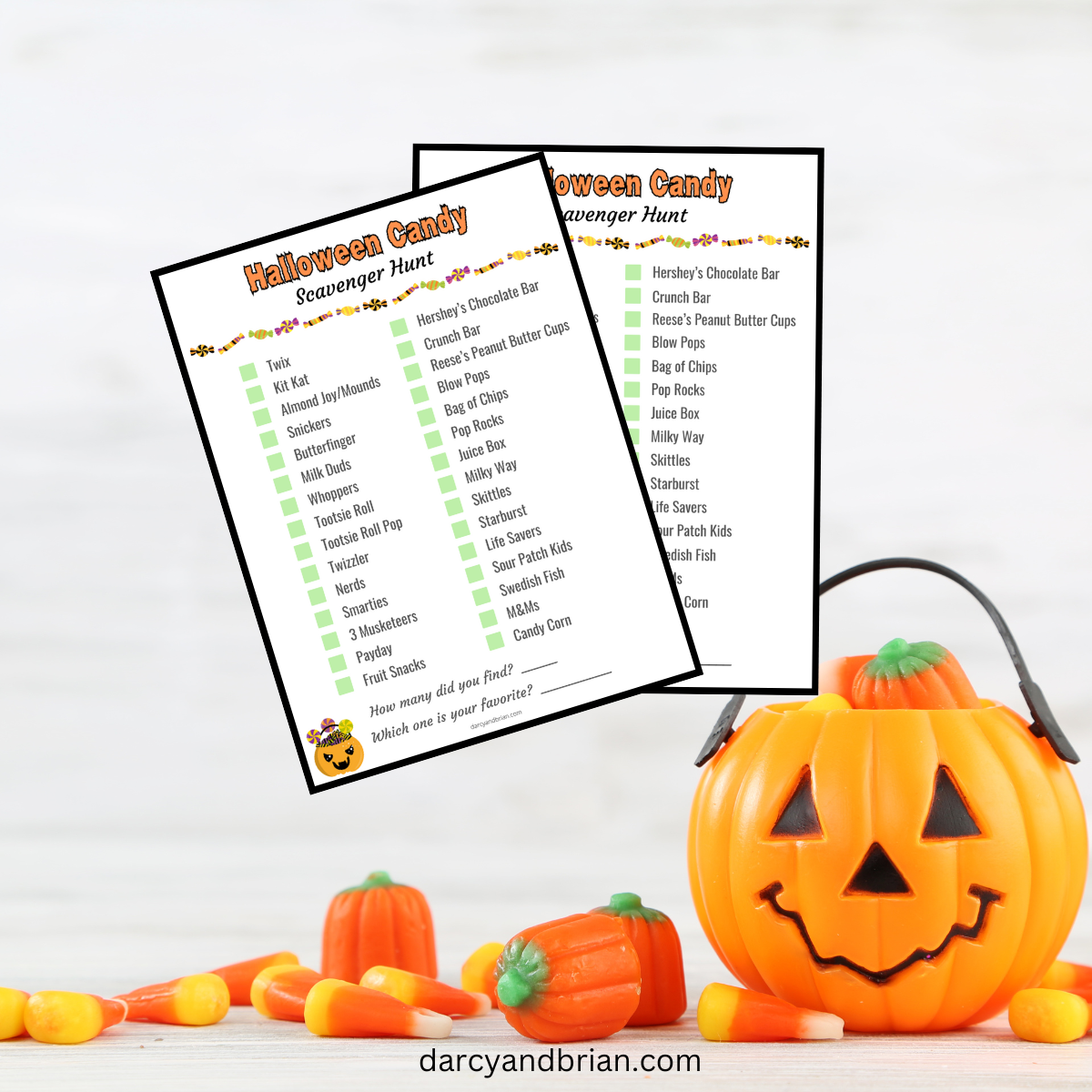 Halloween Candy Scavenger Hunt Printable Fun Activity For Kids