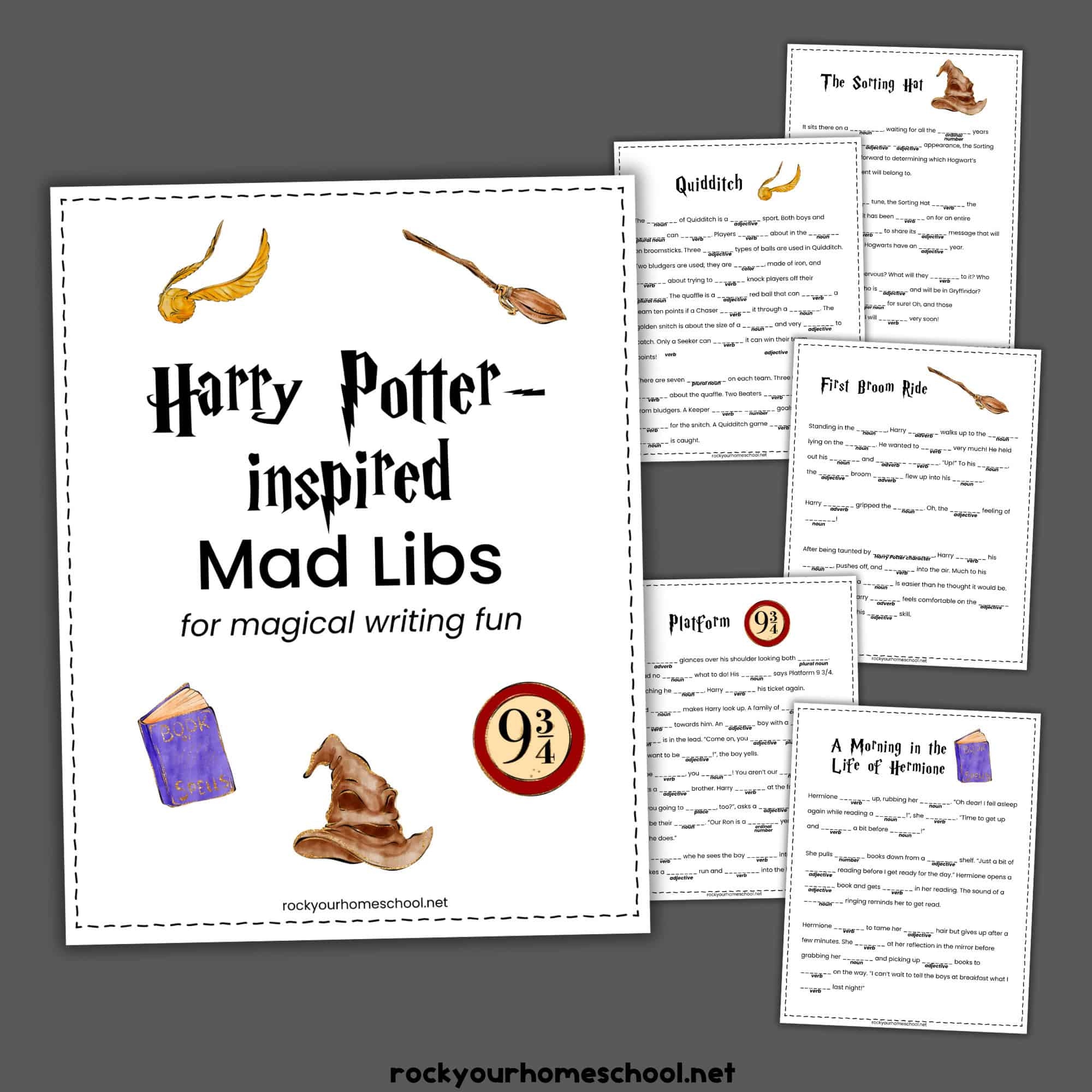 Harry Potter Inspired Mad Libs For Writing Fun You ll Love Free Rock Your Homeschool