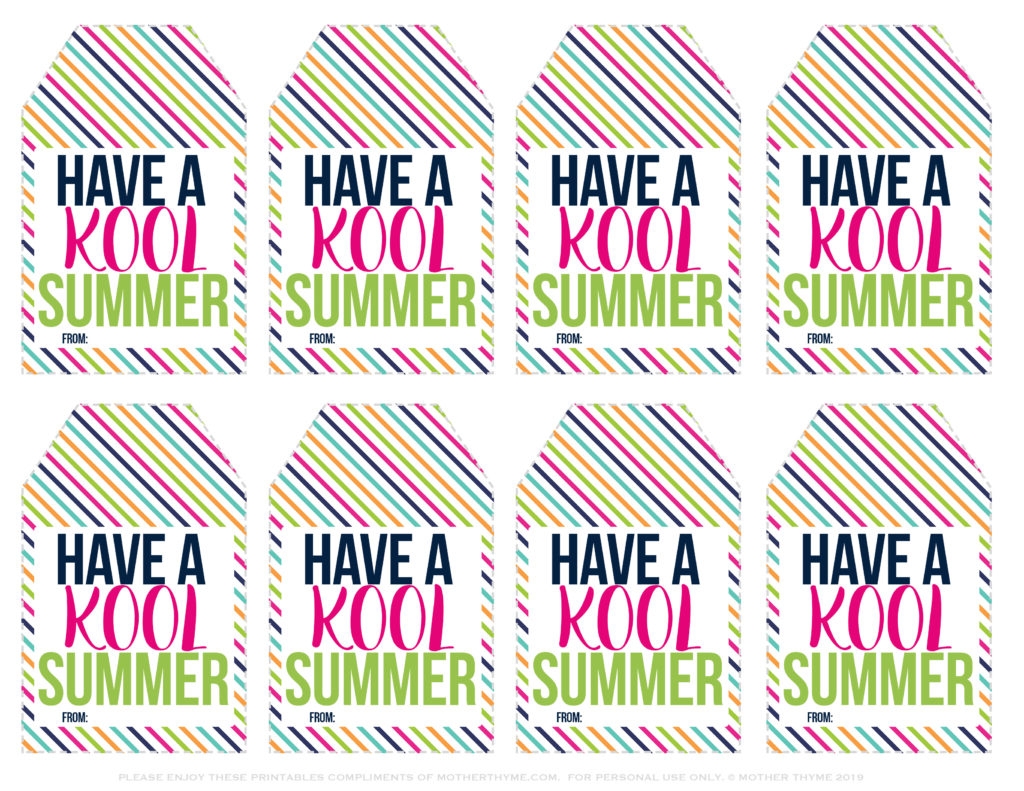 Have A Kool Summer Printable