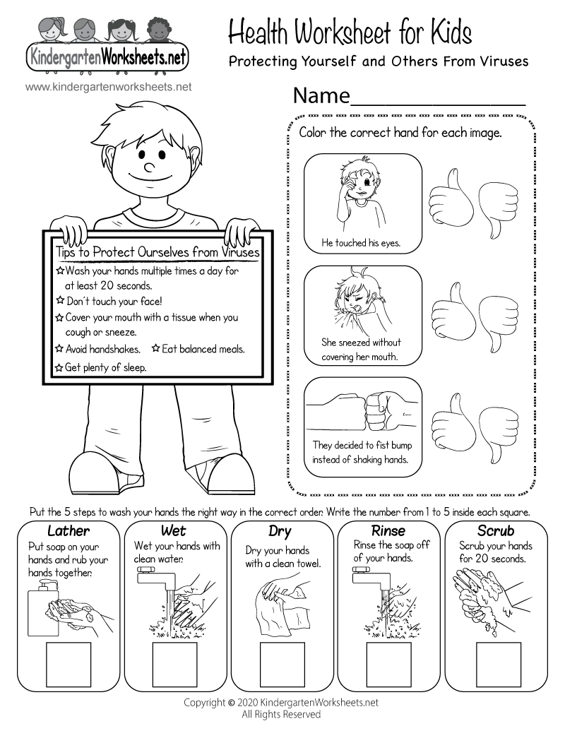 Health Worksheets What Am I Worksheets Library