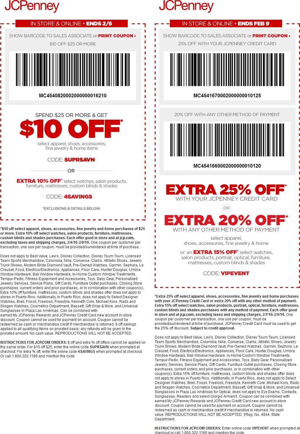 Jcpenney 10 Off 10 Printable Coupon