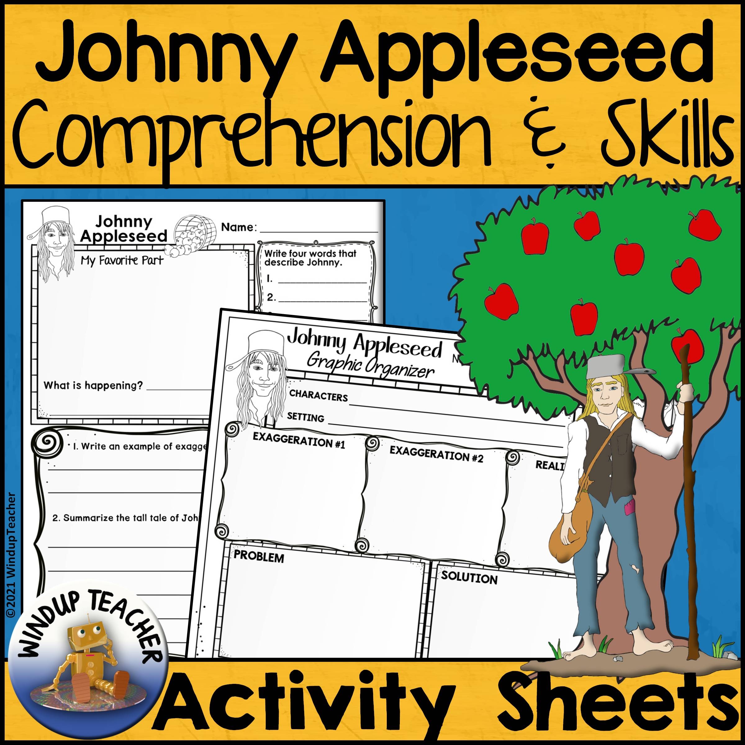 Johnny Appleseed Tall Tale Printable