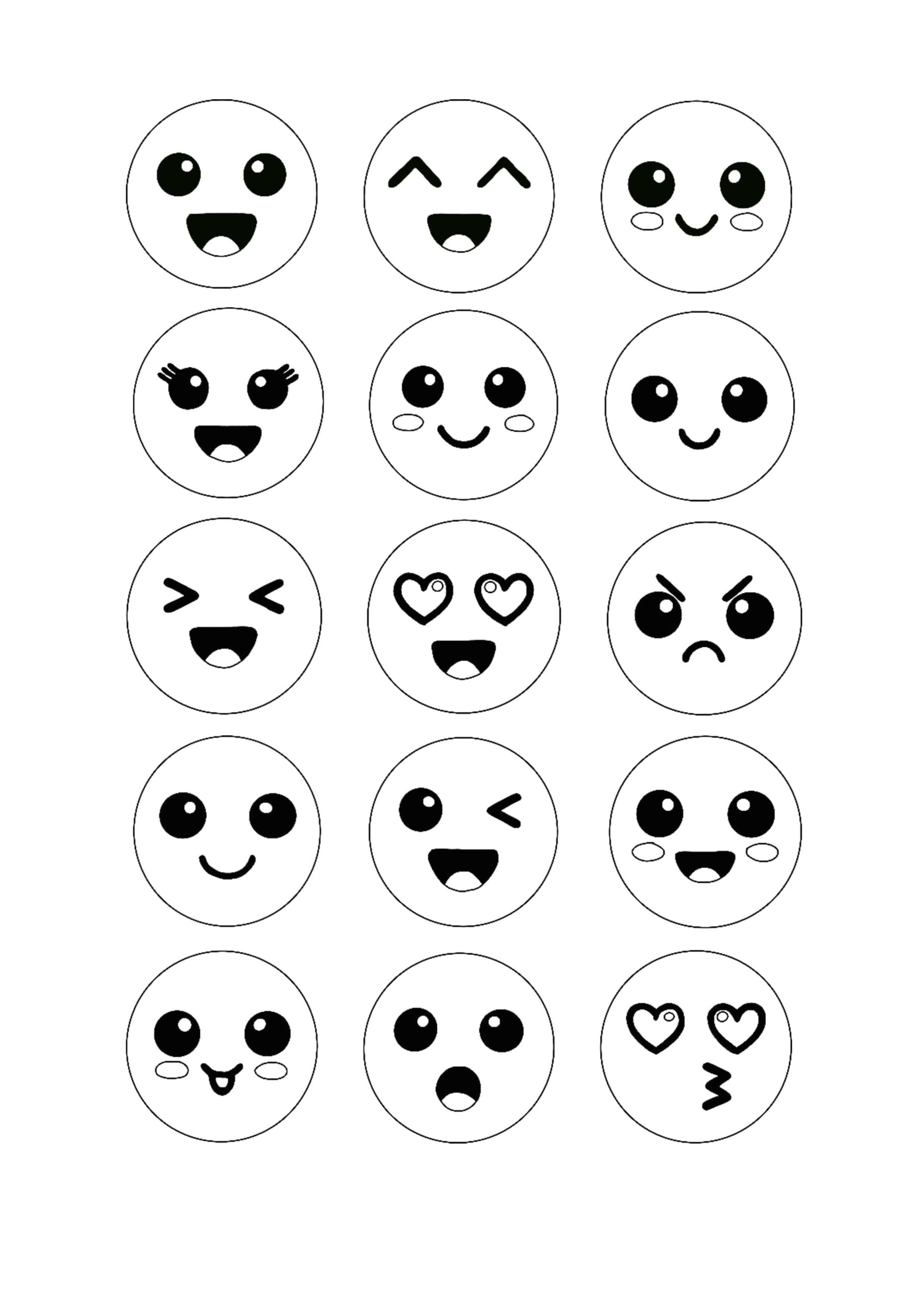 Free Printable Emoji Coloring Pages