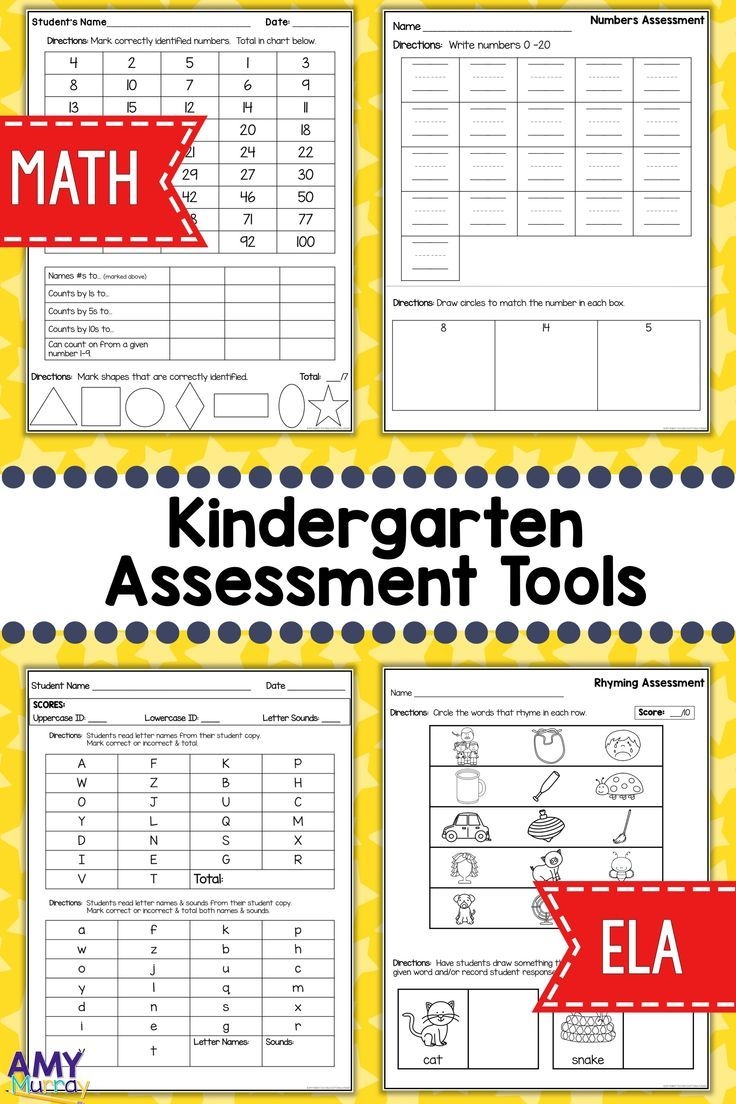 Basic Math Skills Assessment Printable