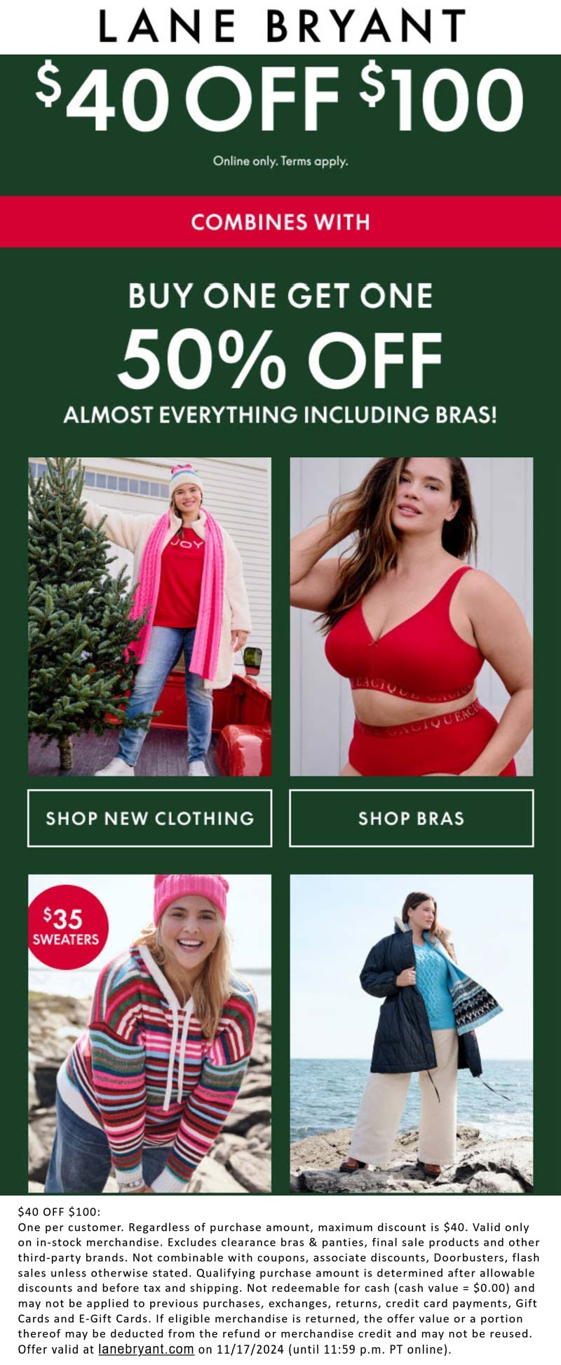 In Store Lane Bryant Coupons Printable