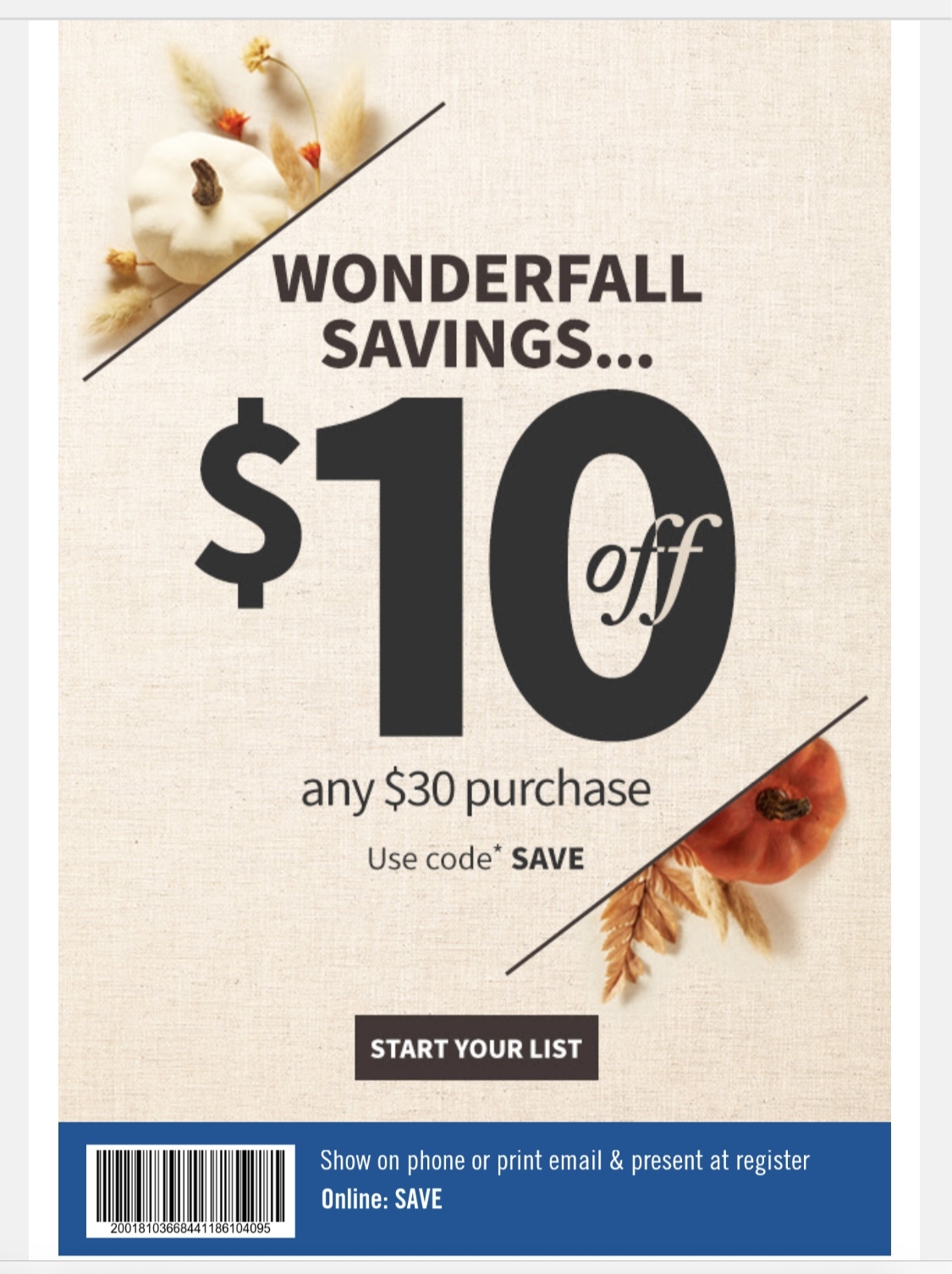 Life Inside The Page Bath Body Works Thursday s Sale 10 Off Of 30 Purchase Email Barcode Coupon