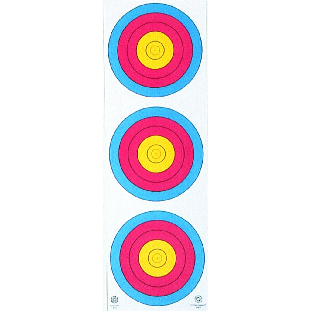 Maple Leaf Target Face 3 Spot Vertical 25 Pack EBay