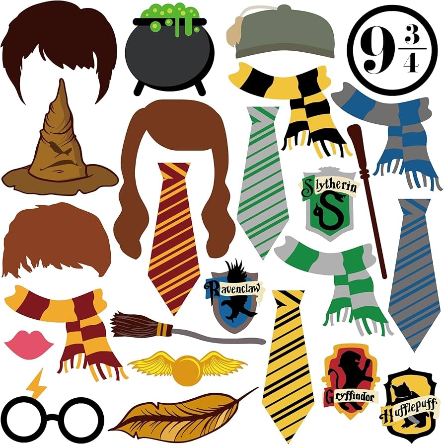 Harry Potter Photo Booth Props Printable