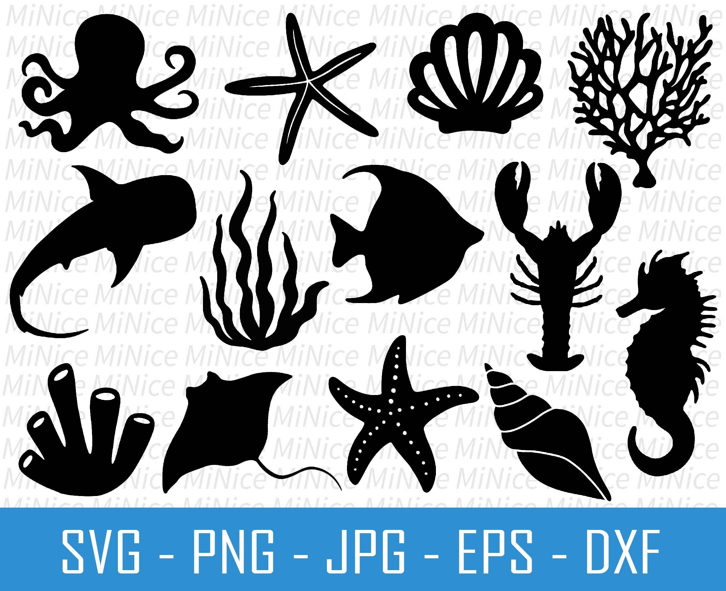 Free Printable Sea Life Stencils