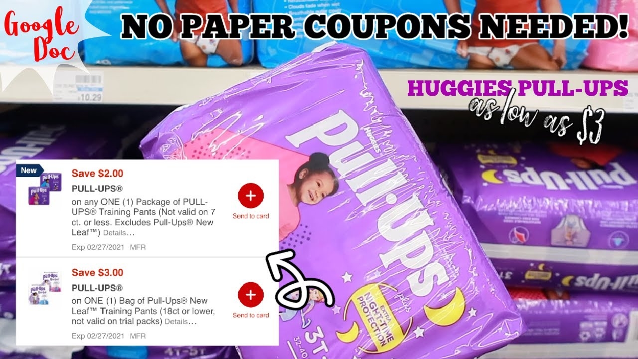 ONLY 3 PULL UPS DIAPERS CVS DIGITAL COUPONS ONLY BREAKDOWNS 2 14 2 20 YouTube