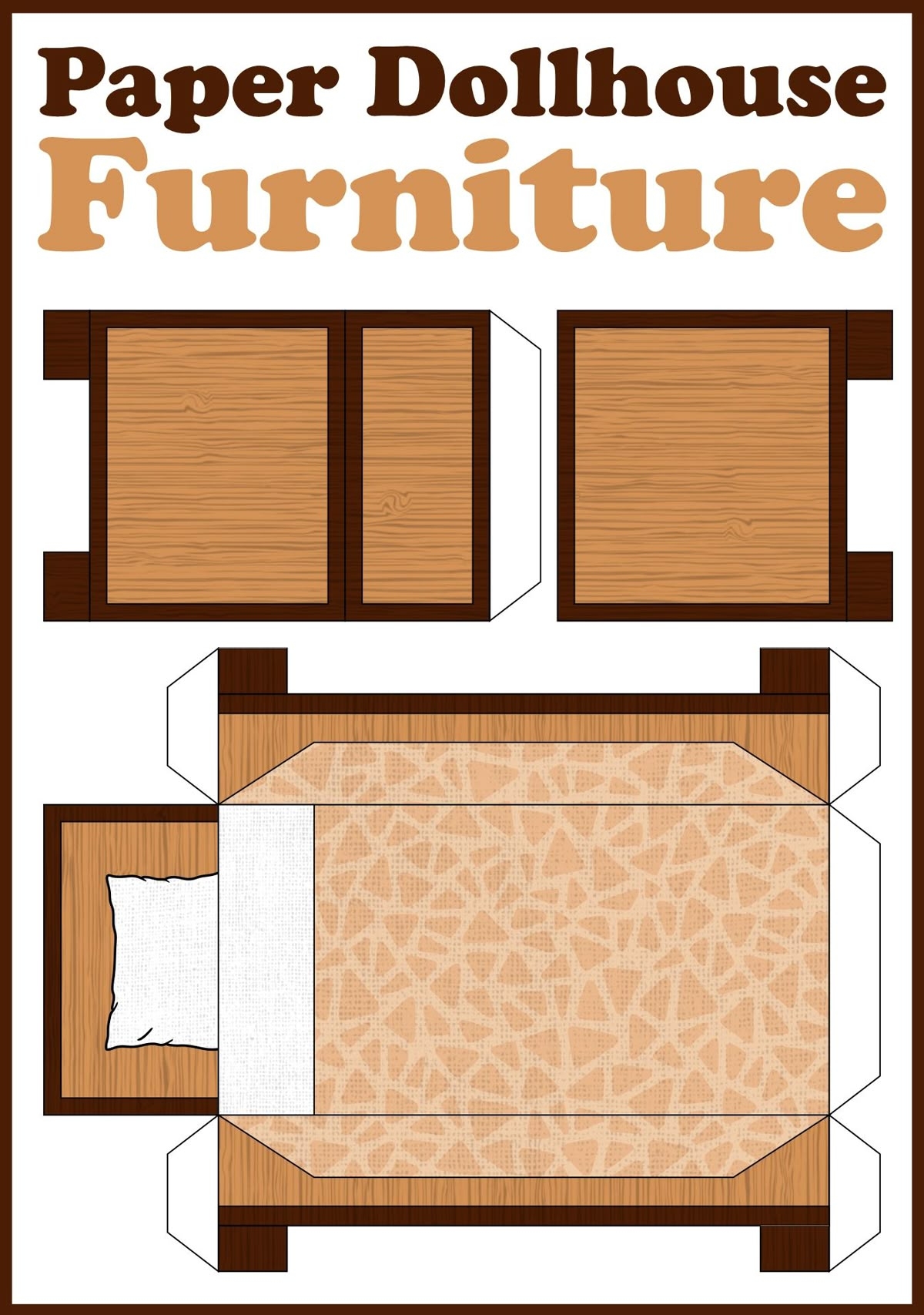 Free Printable Paper Dollhouse Furniture