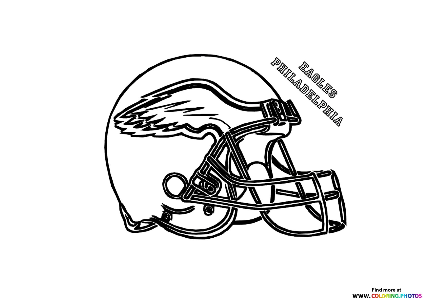 Philadelphia Eagles Coloring Pages Printable
