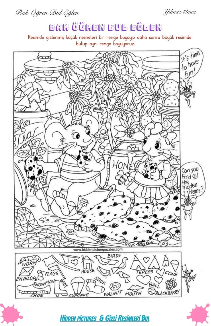 Hidden Picture Puzzles Printable For Adults
