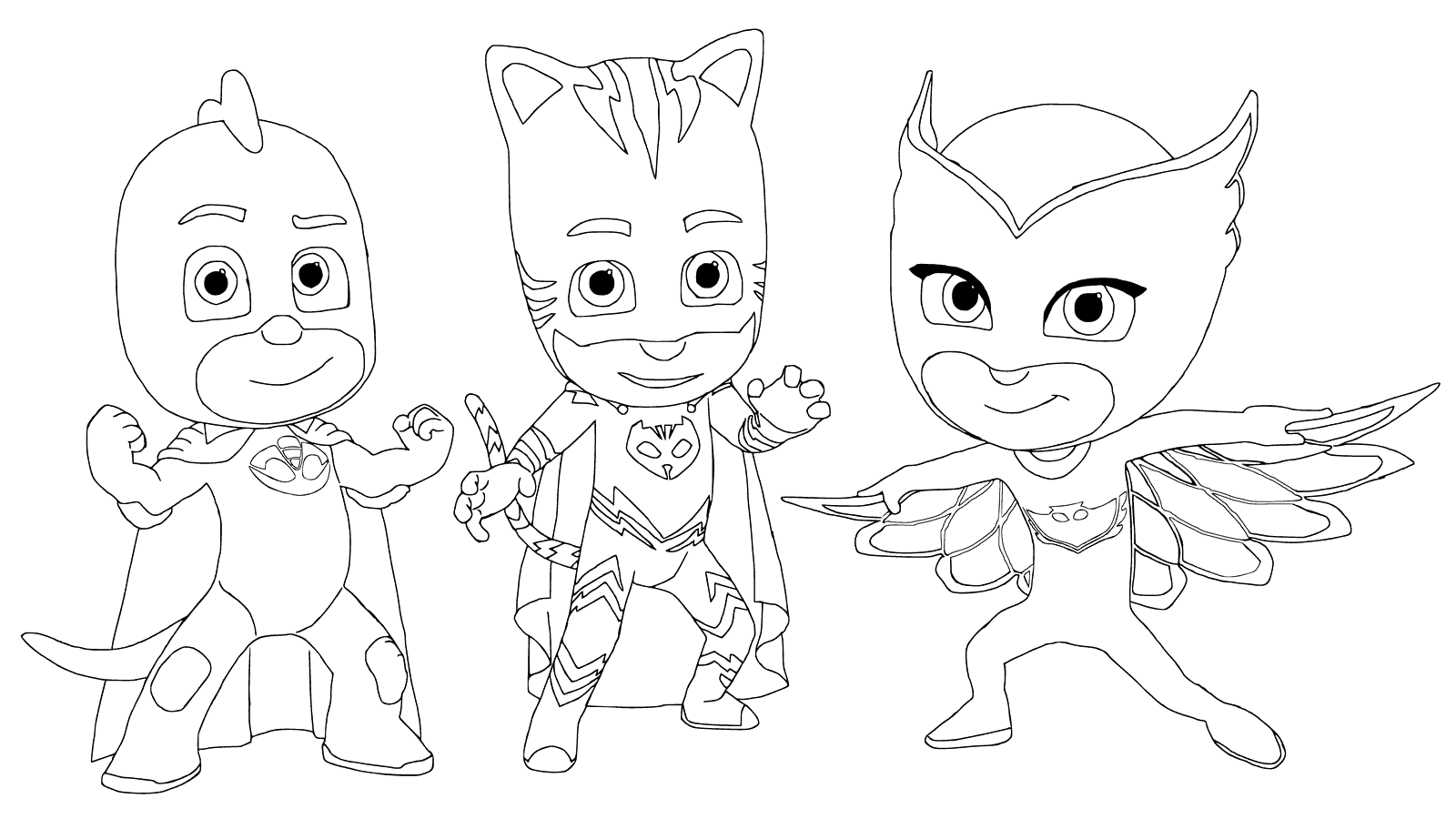 Printable Pj Mask Coloring Pages