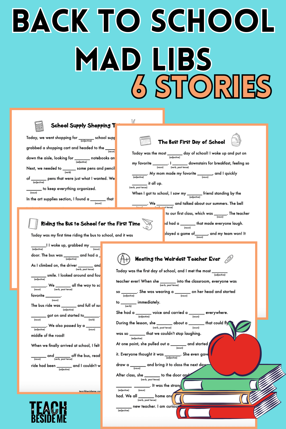 Mad Libs Printable High School