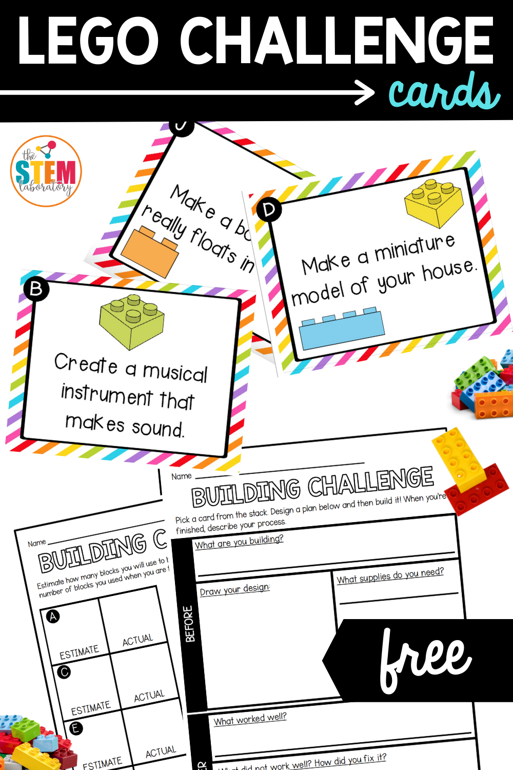 Free Printable Stem Challenge Cards