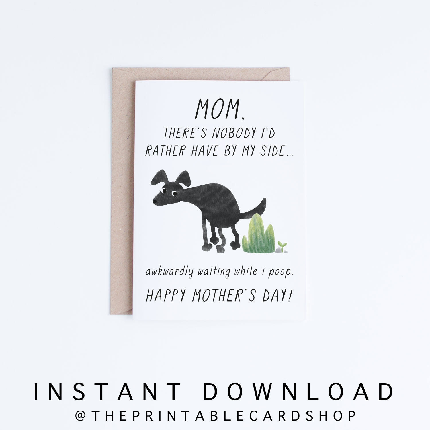 Printable Mothers Day Cards From The Dog