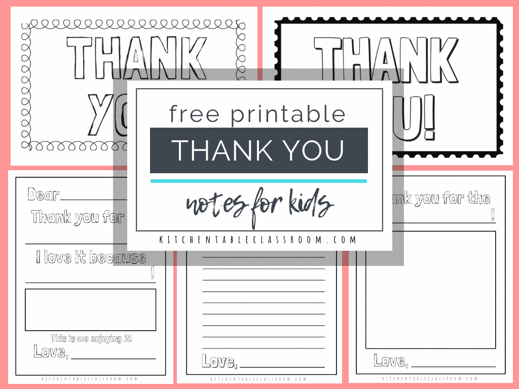 Free Printable Thank You Card Template