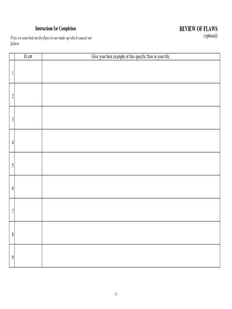 Printable Worksheet Fourth Step Fill Online Printable Fillable Blank PdfFiller