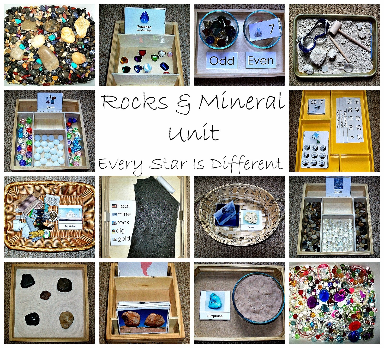 Rocks And Minerals Unit With Free Printables Every Star Is Different