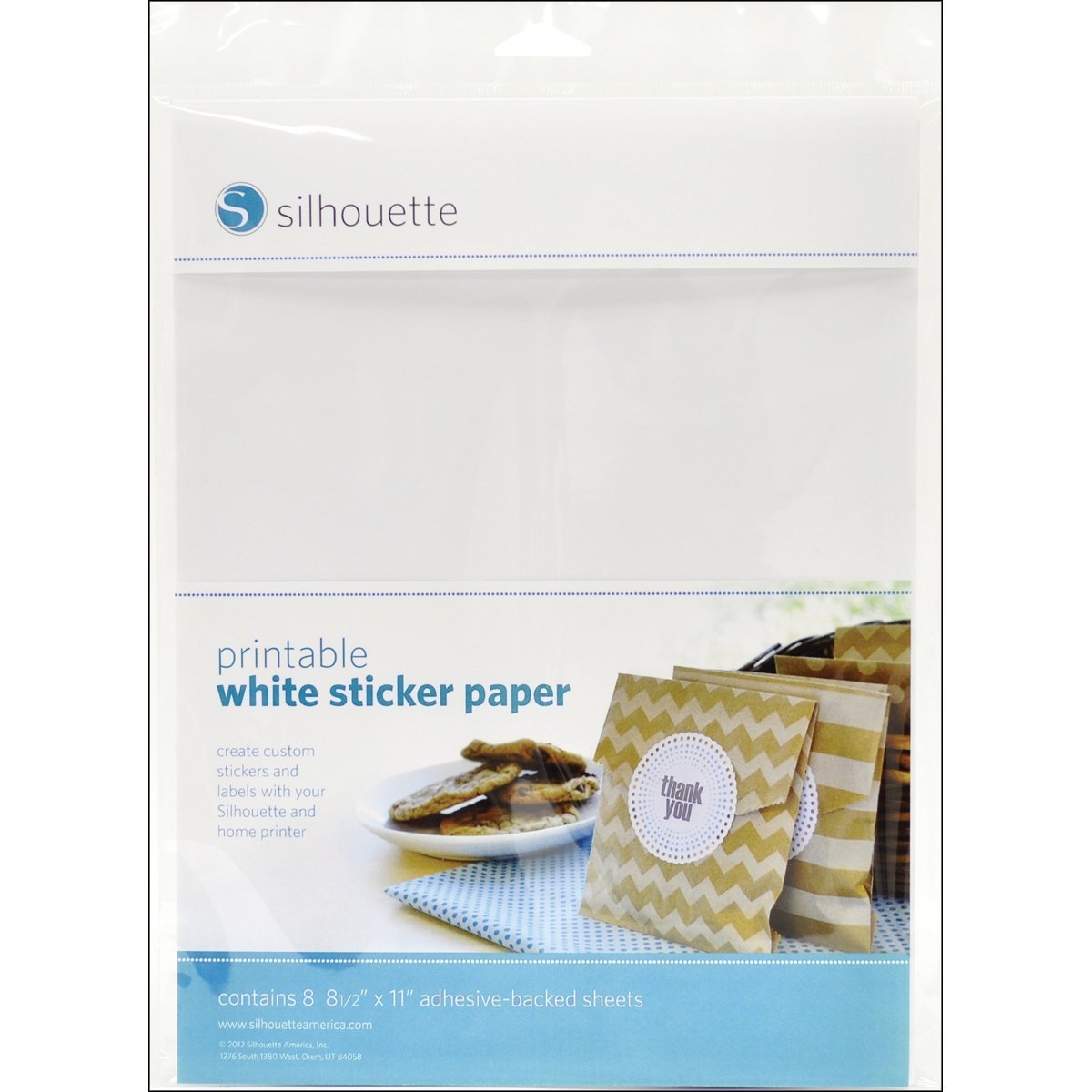 Silhouette Printable Clear Sticker Paper
