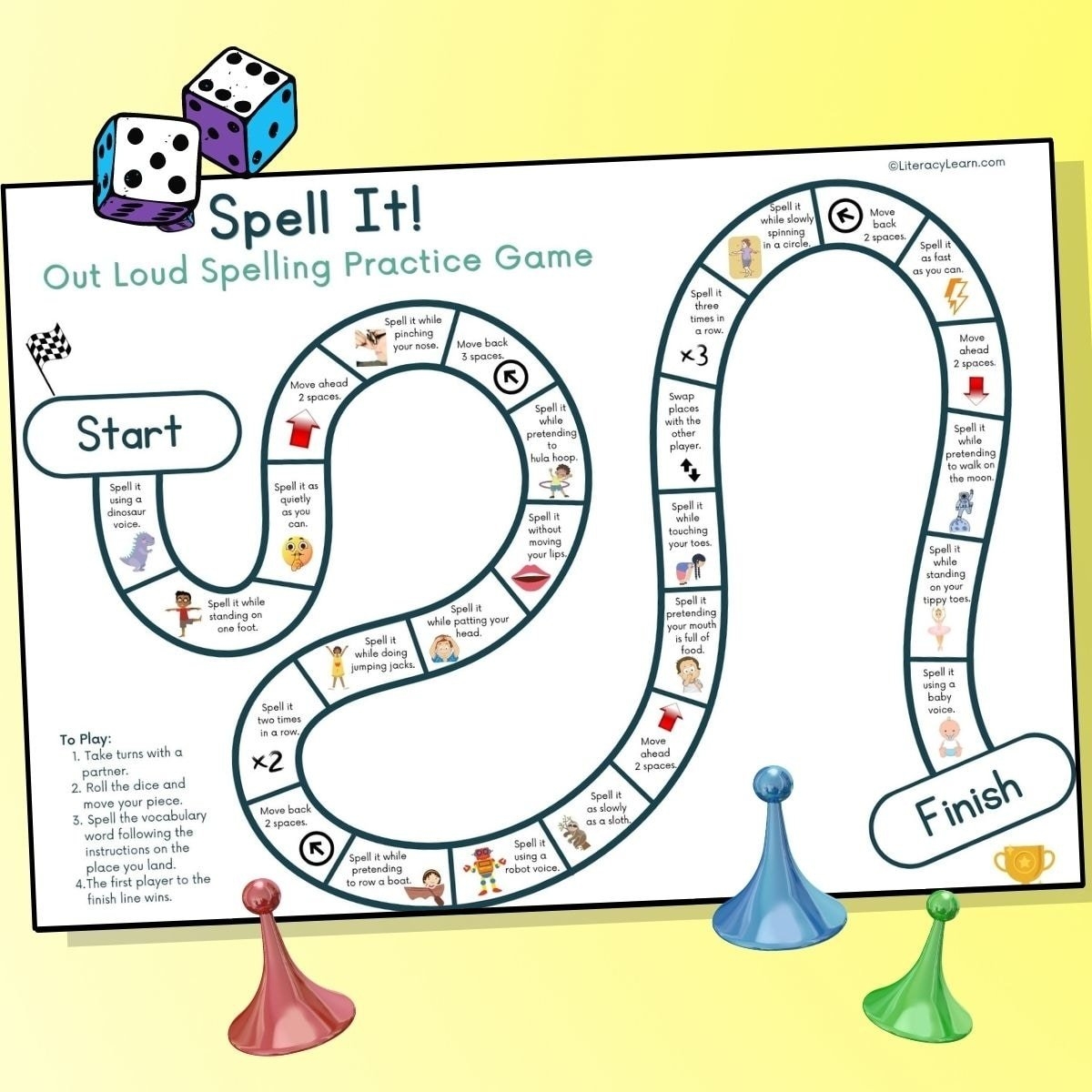 Printable Board Games For Kids