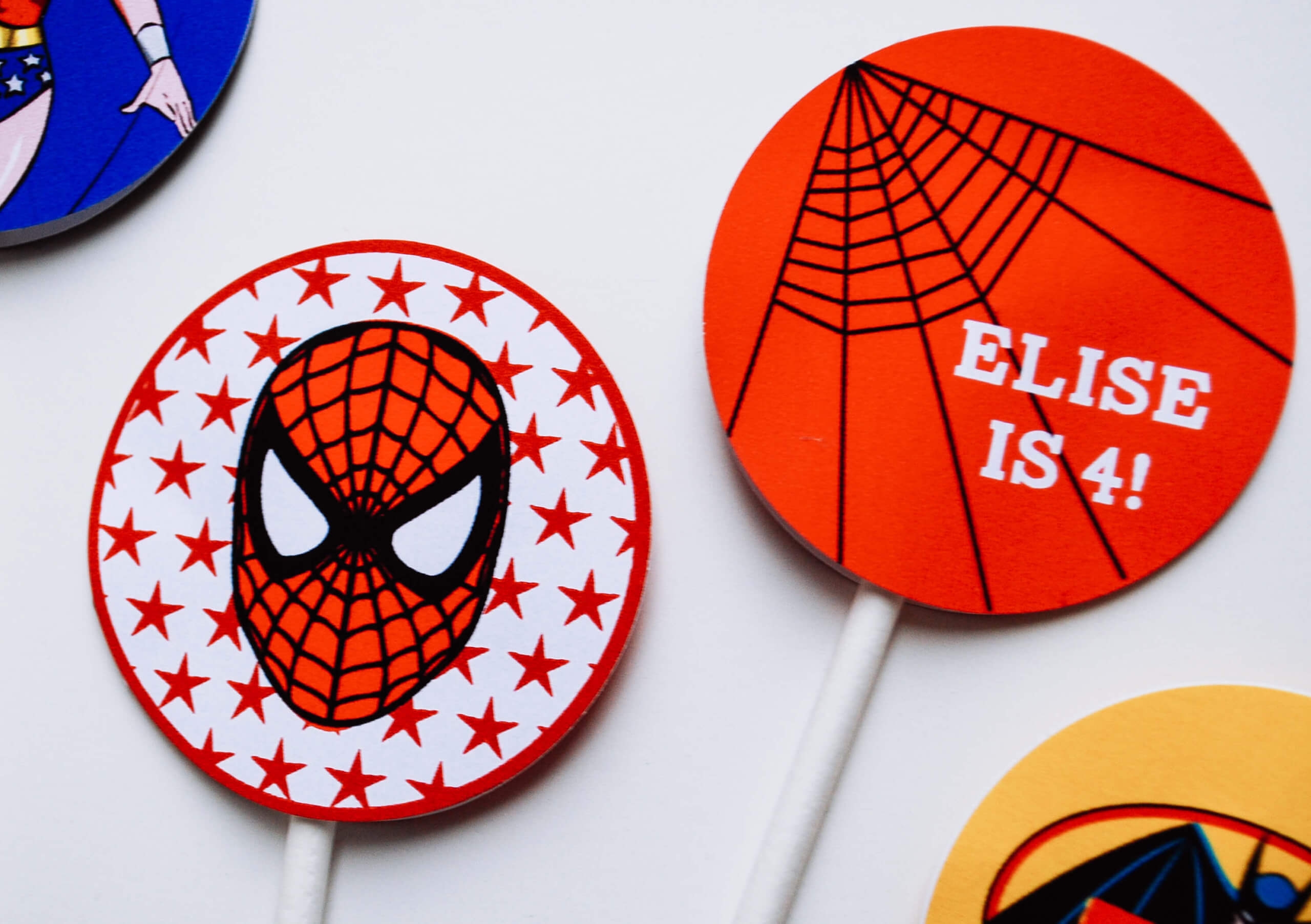 Free Printable Cupcake Wrappers And Toppers With Spiderman