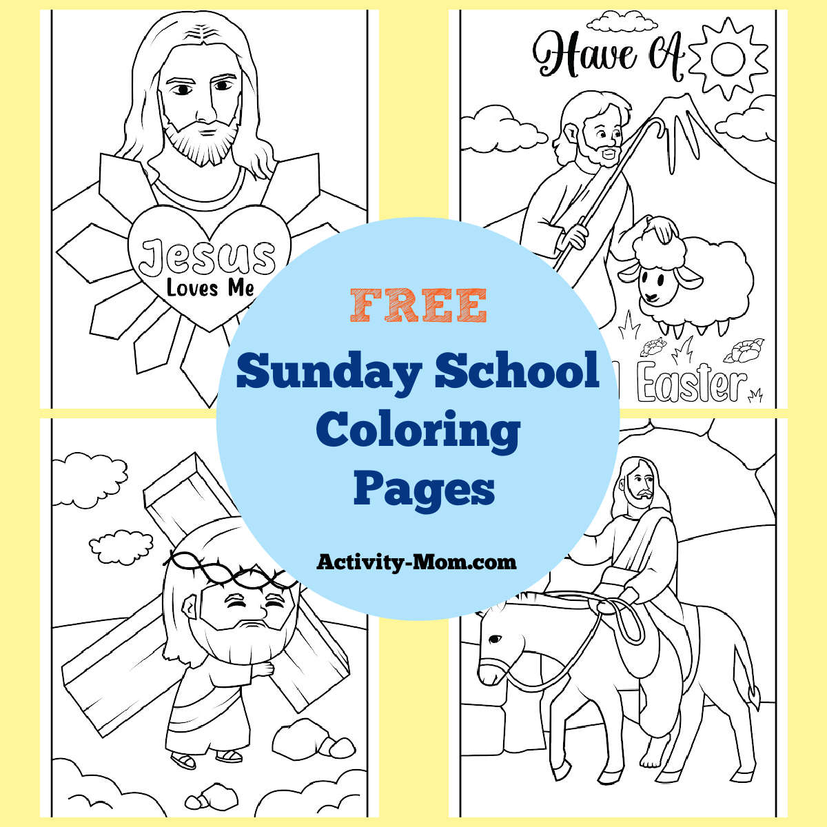 Printable Coloring Pages Bible Stories