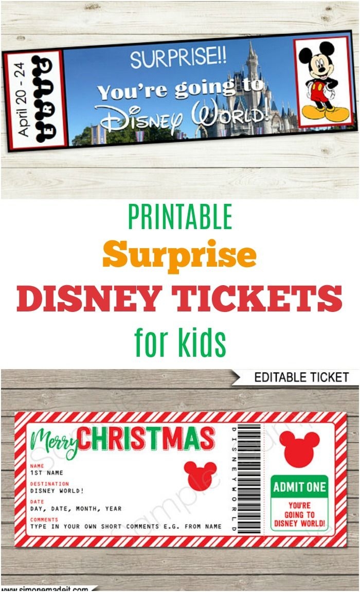 You'Re Going To Disneyland Printable
