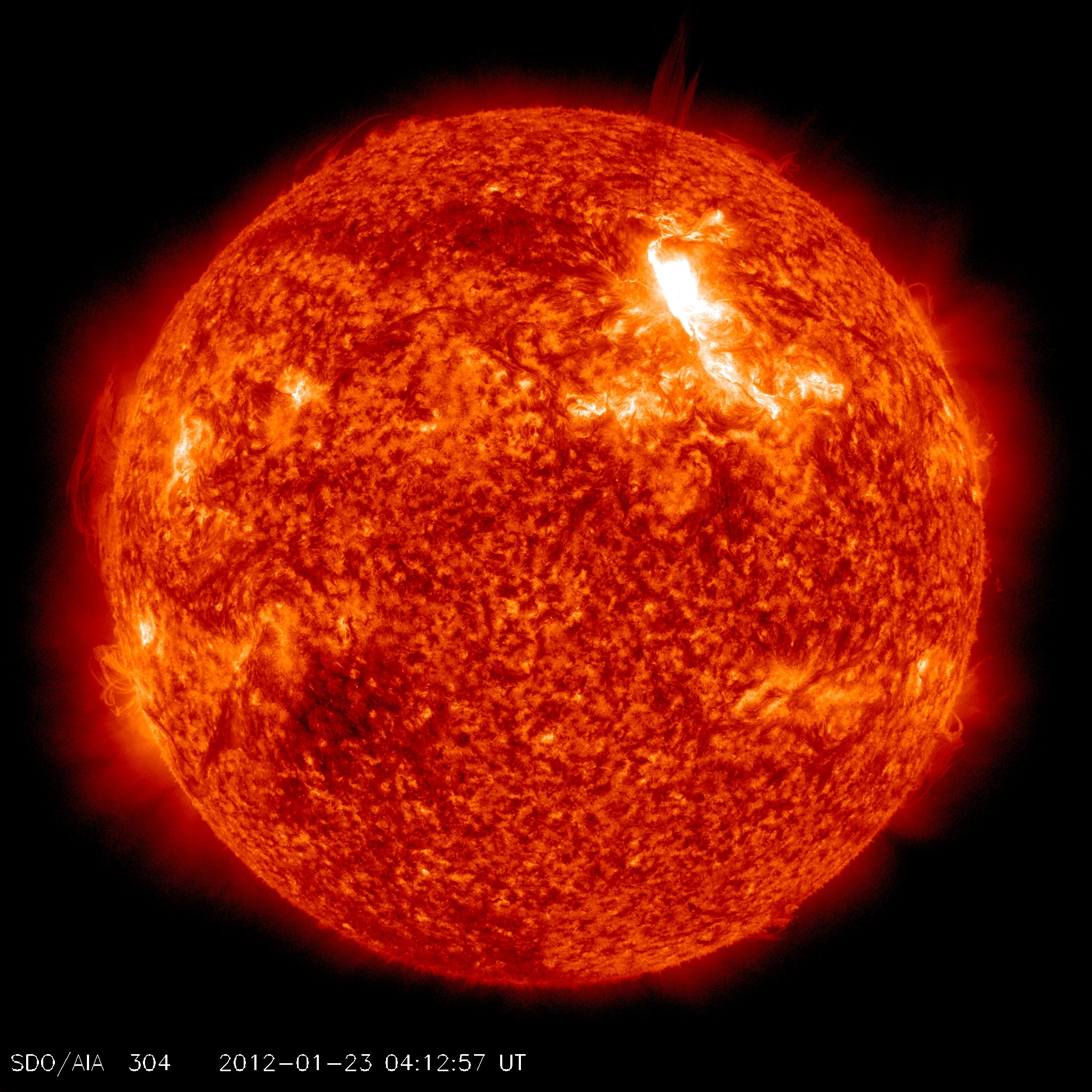 The Sun Flares With Activity