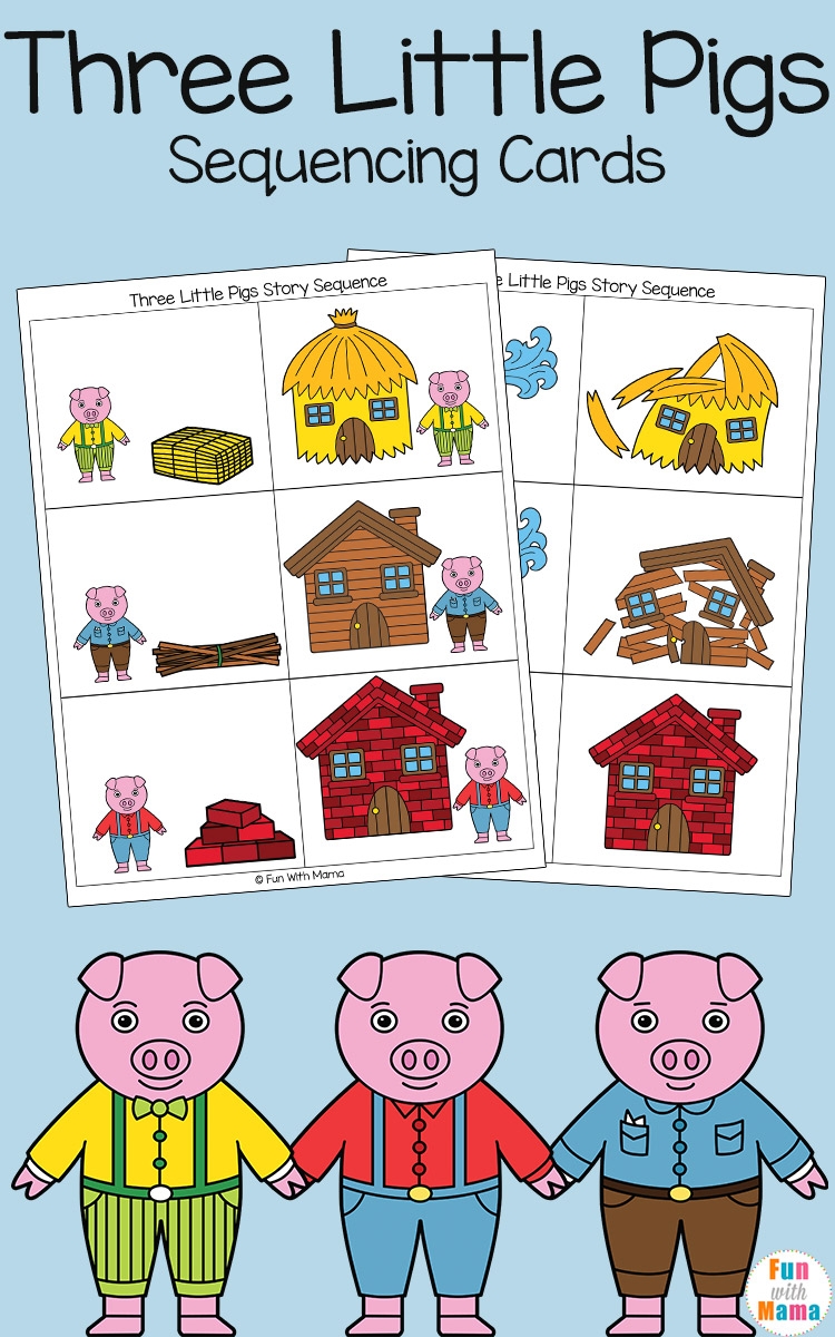 Printable 3 Little Pigs Story Book