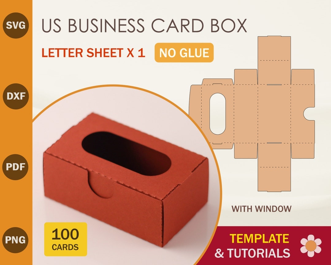 Printable Business Card Holder Template