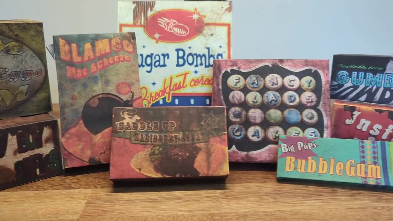 Fallout 4 Printable Food Labels