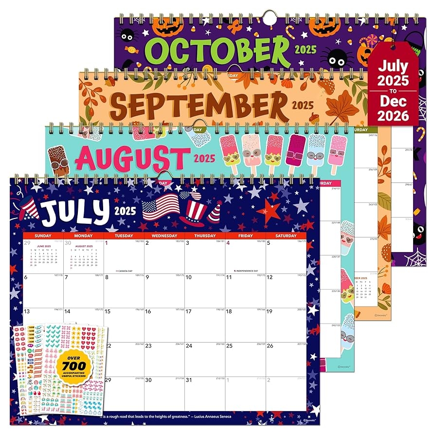 Wall Calendar July 2025