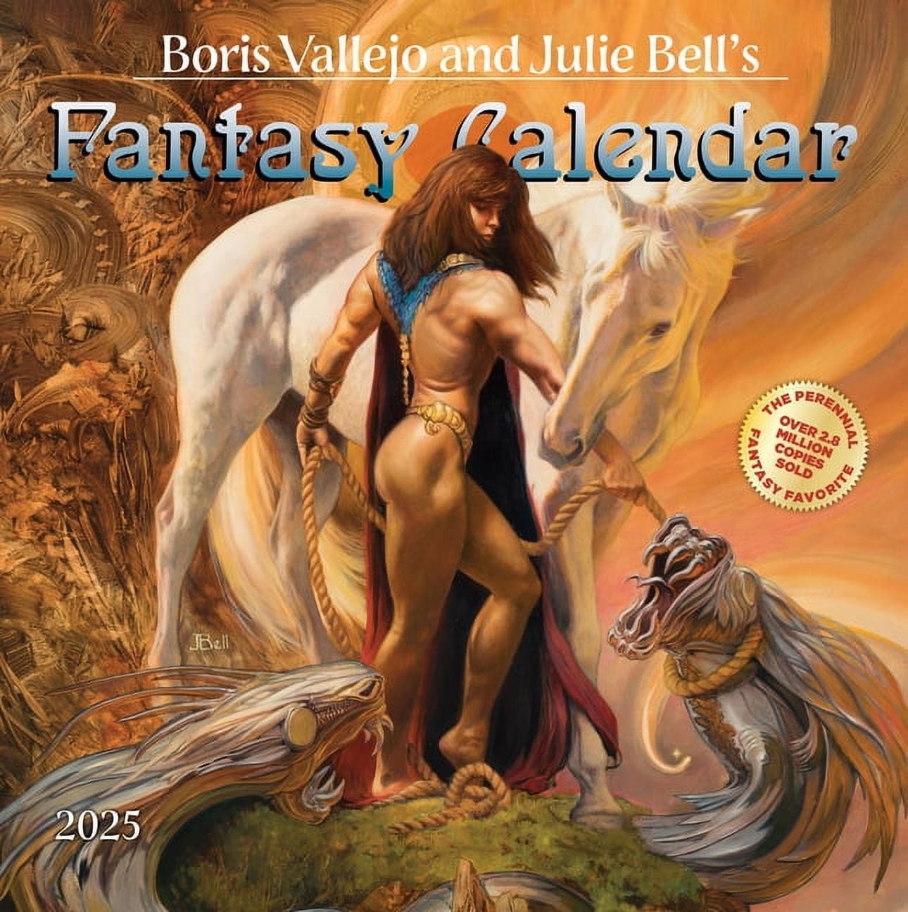 Boris Vallejo And Julie Bell apos s Fantasy Wall Calendar 2025 A Year Of Classic Images For 2025 Paperback Walmart Business Supplies