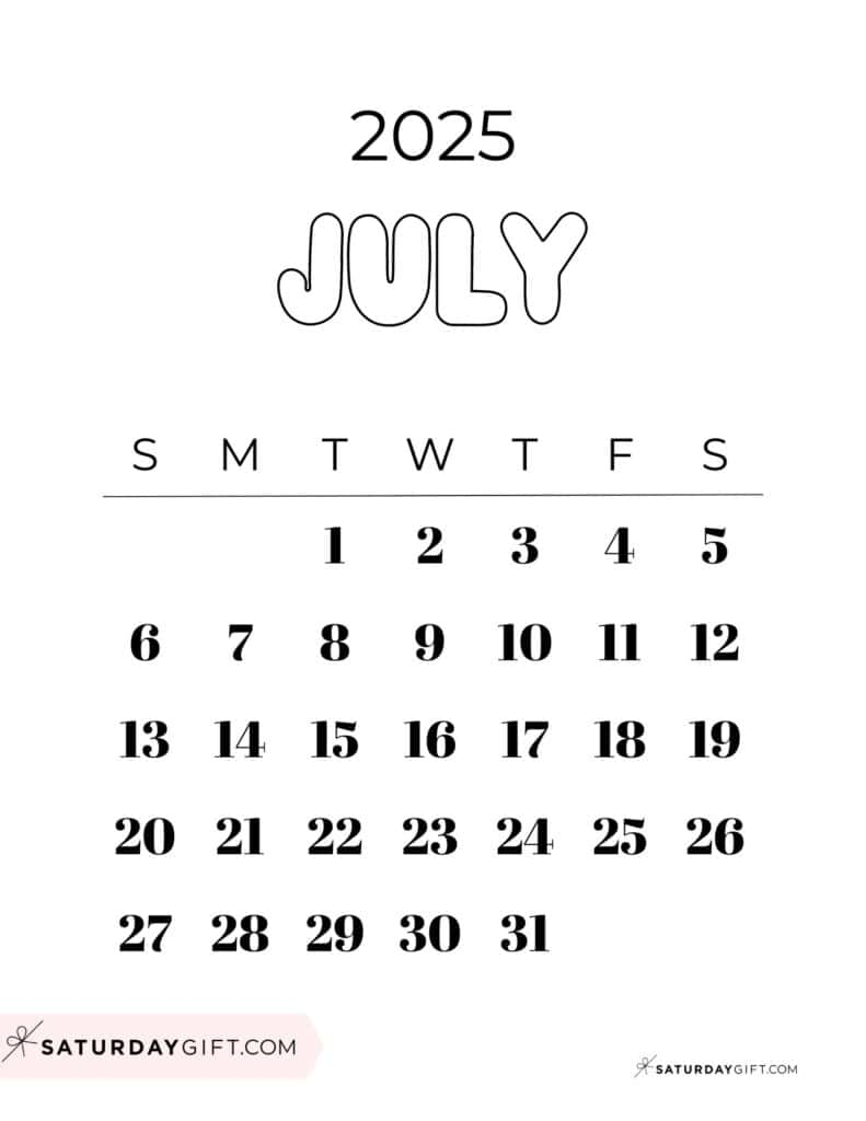 July 22 2025 Calendar