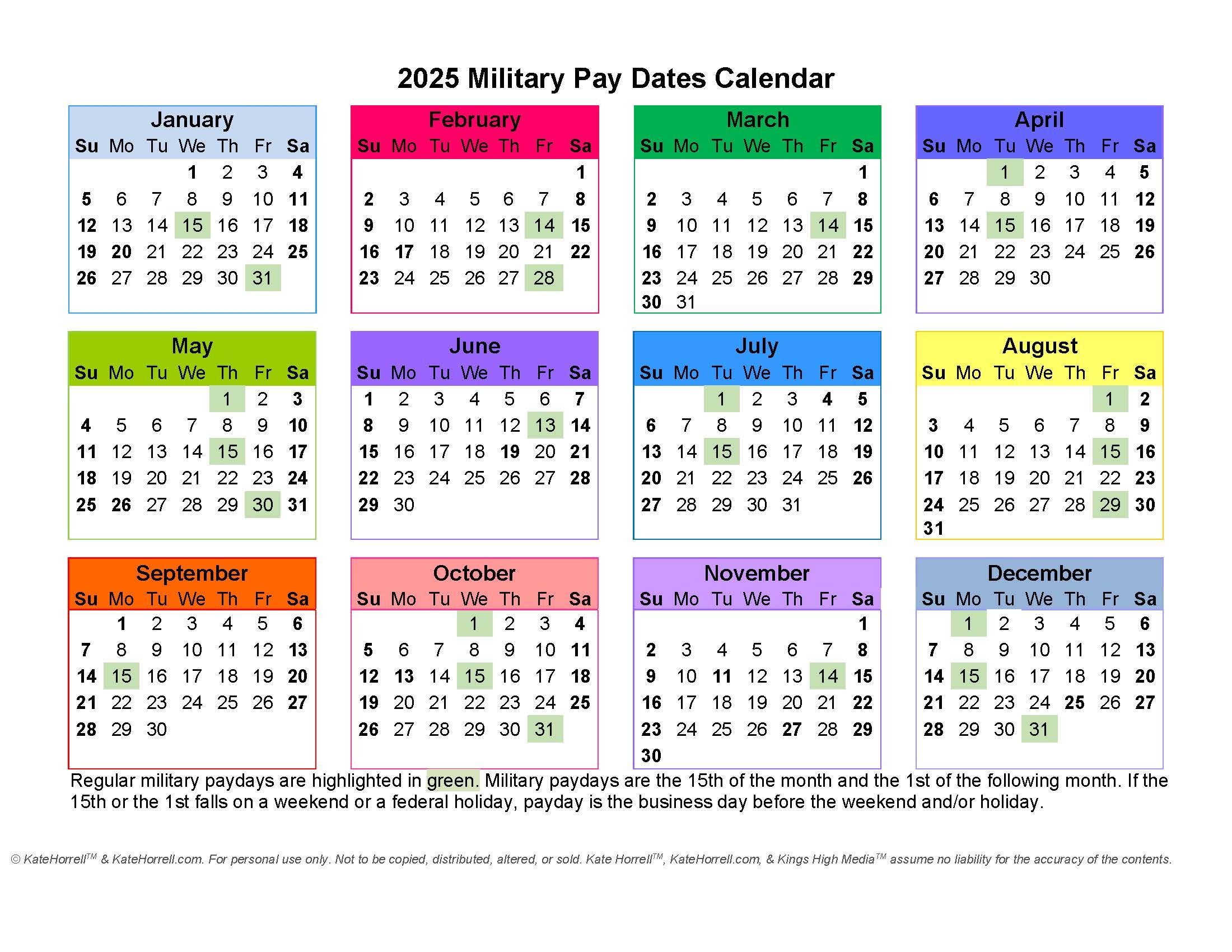 Federal Pay Period Calendar For 2025 With Holidays Printable