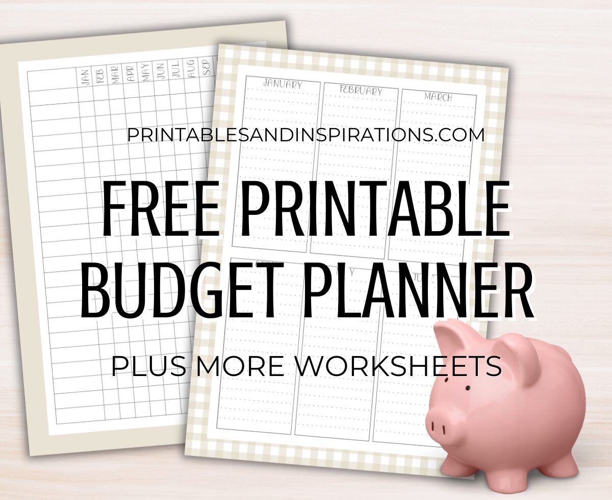 Printable Budget Calendar 2025