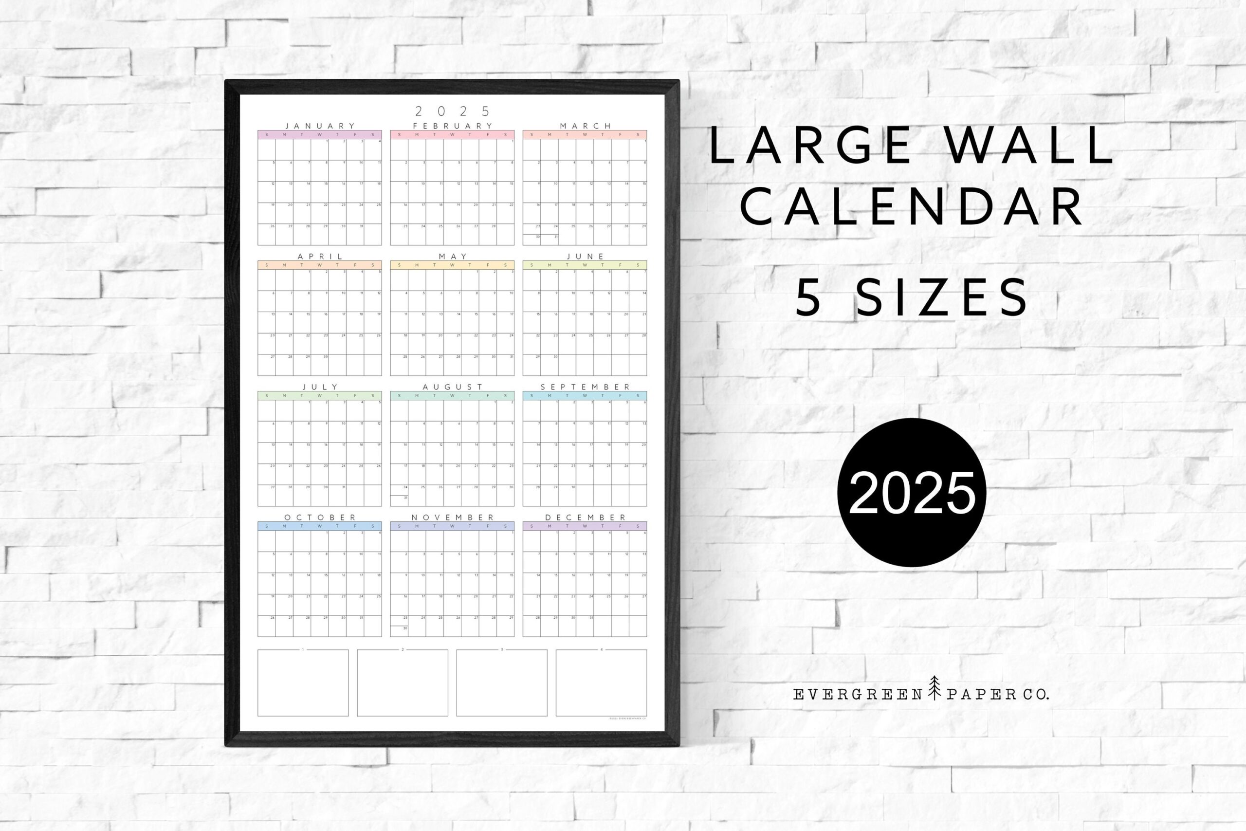 Multi Year Calendar Etsy
