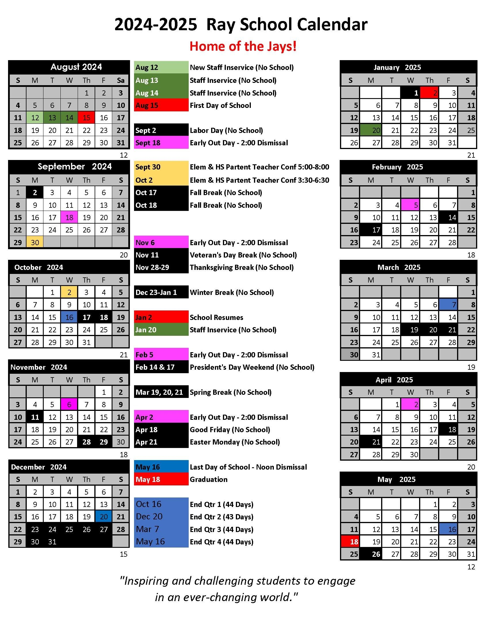 Fort Zumwalt 2025 Calendar Printable