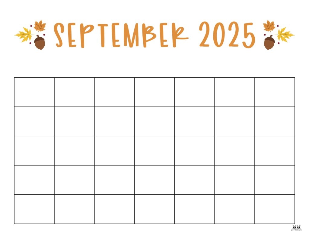 September 2025 Printable Calendar